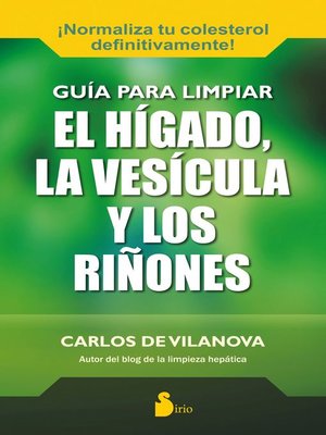 cover image of Guía para limpiar el hígado, la vesícula y los riñones